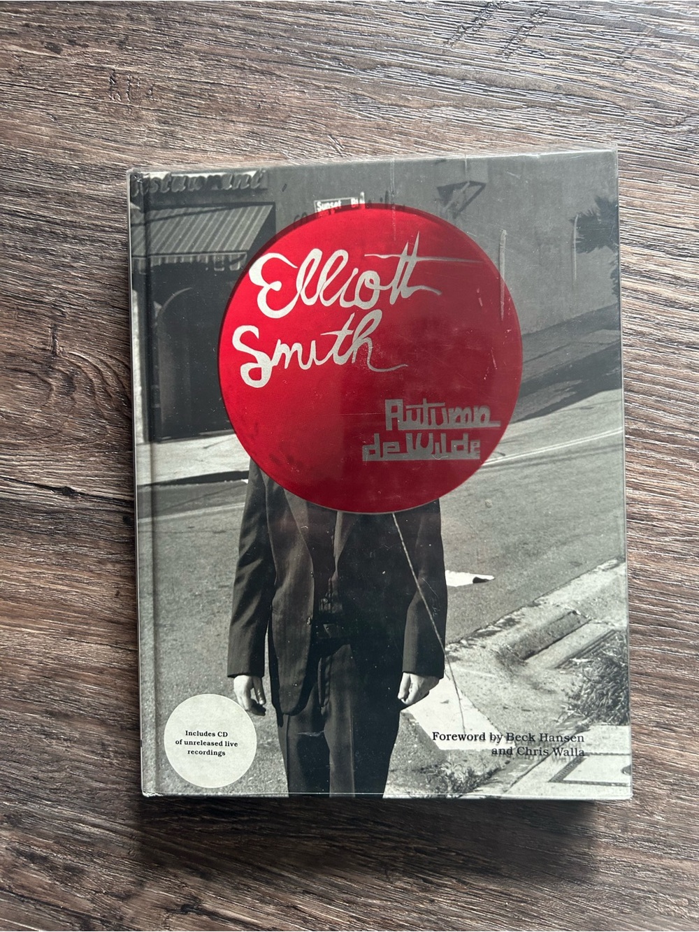 Elliott Smith Photo Book with Red Disc Cover